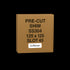 0.05mm Precut Alignment Slotted Shim 125x125 Slot 45mm Pack of 10